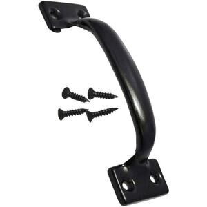 Litepak Black Metal 5-3/4” Kitchen Cabinet Handles - 4-Pack Premium Drawer Pulls